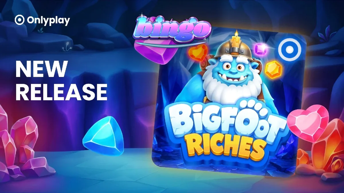 Tampilan visual slot Bigfoot Riches dengan latar belakang hutan musim dingin